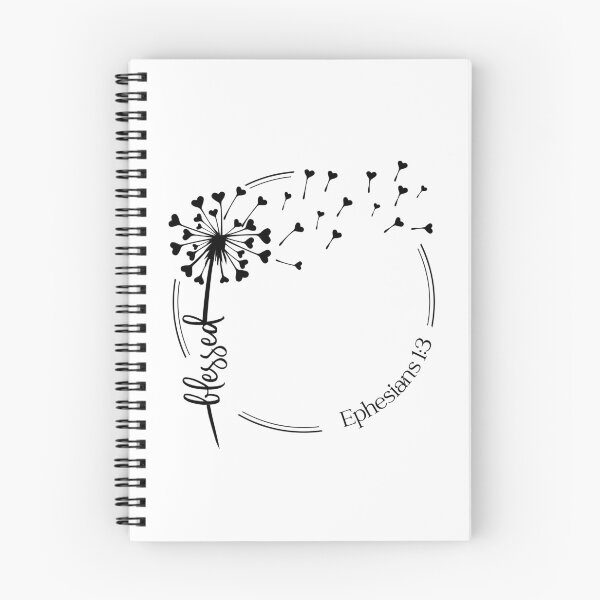Item preview, Christian Dandelion Design - Blessed - Ephesians 1:3 designed and sold by simplydesignart.