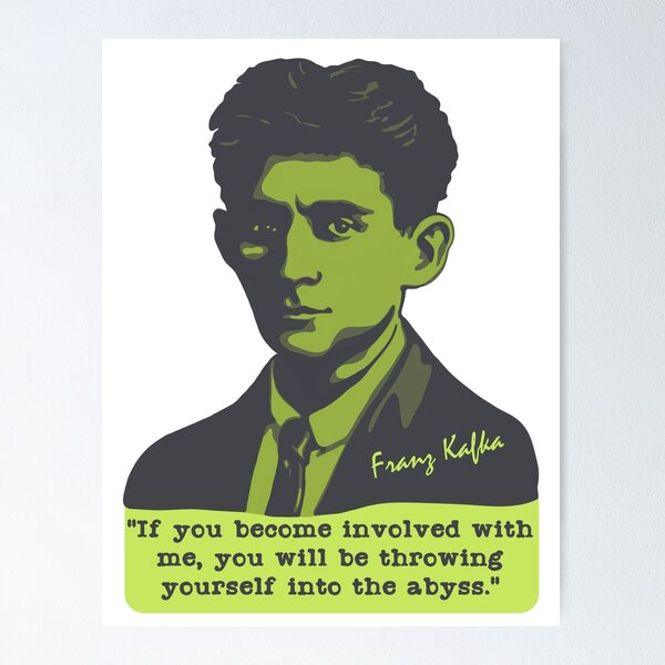 Franz Kafka Portrait Poster Print by Standard Designs