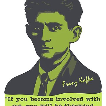 Franz Kafka Portrait and Quote | Poster