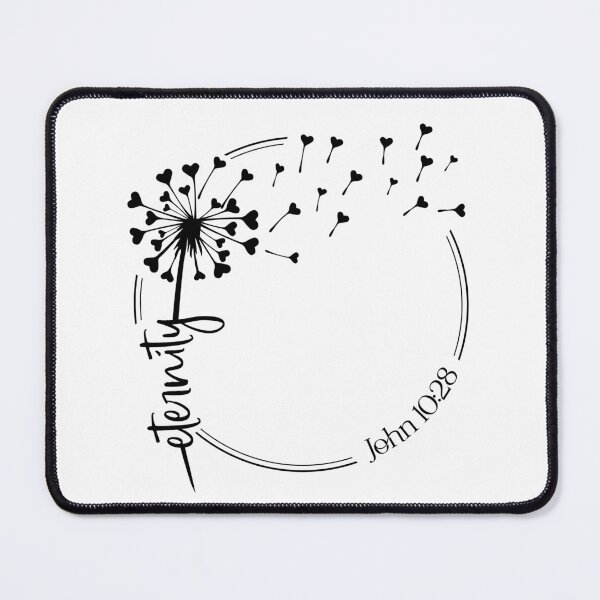 Item preview, Christian Dandelion design - eternity - John 10:28 designed and sold by simplydesignart.