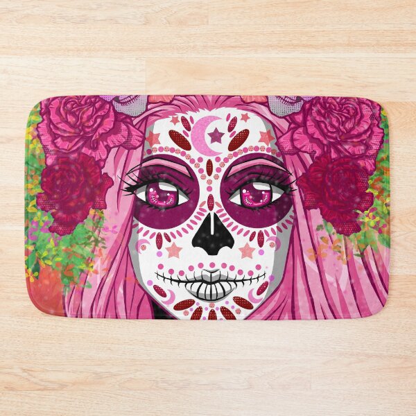 Item preview, Pink Queen Sugar Skull bloom designed and sold by Artimas.