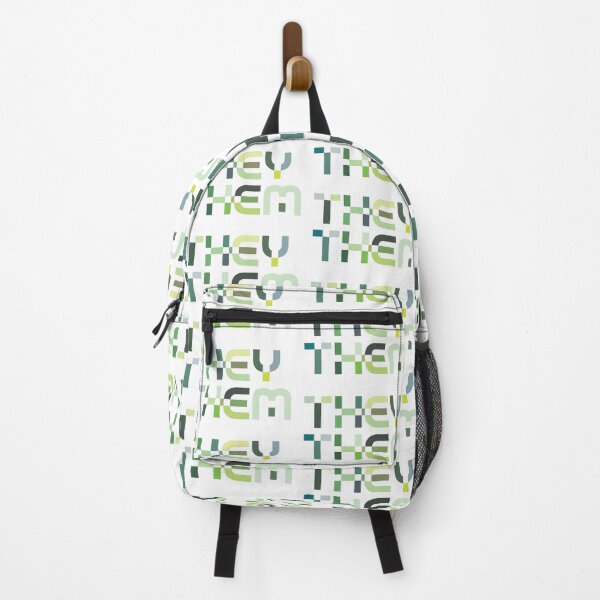 Item preview, They Them - Modern Minimal Green Pastel Nonbinary Pronoun Design 2023 designed and sold by UncutJorts.