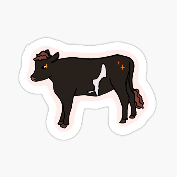 Item preview, Belted Galloway Cow Sticker  designed and sold by Court195.