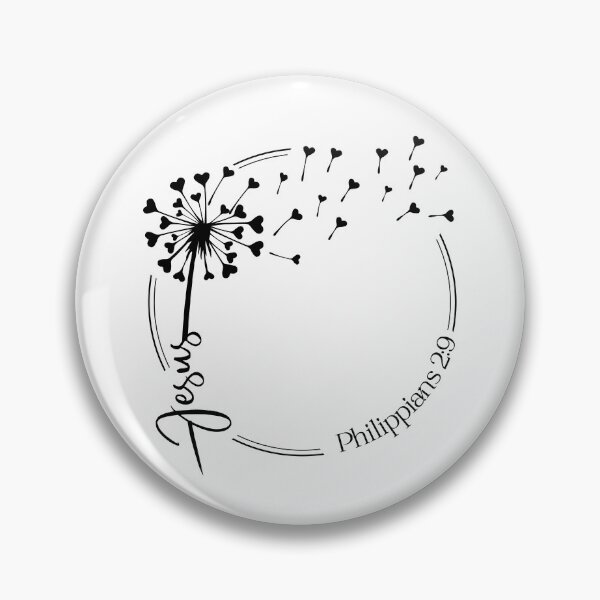 Item preview, Christian Dandelion design - Jesus - Philippians 2:9 designed and sold by simplydesignart.