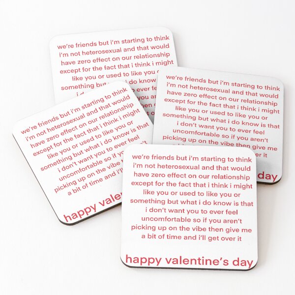 Item preview, friends but... not heterosexual... SPECIFIC VDAY RAMBLE #7 designed and sold by eveyting.
