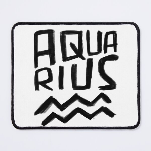 Item preview, Aquarius Zodiac Sign for Aquarius designed and sold by badlydrawnbabe.