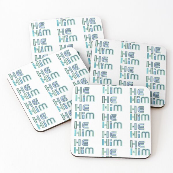 Item preview, He Him - Modern Minimal Cool Pastel Pronoun Design 2023 designed and sold by UncutJorts.