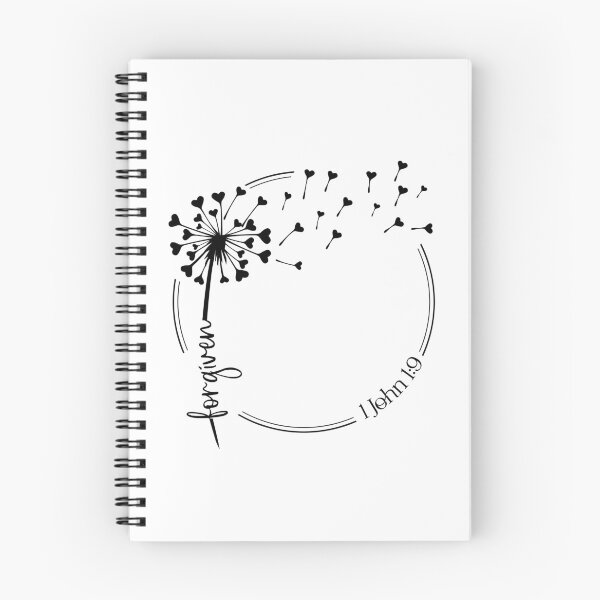 Item preview, Christian Dandelion design - forgiven - 1 John 1:9 designed and sold by simplydesignart.