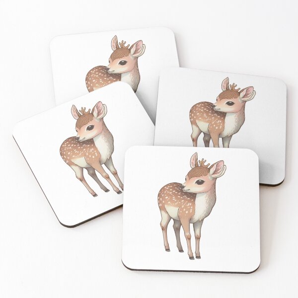 Item preview, Cute Fawn Deer with Small Antlers designed and sold by bryanchvzz.