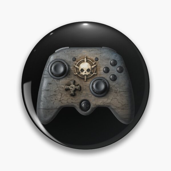 Artikelvorschau, Jolly Roger Joystick, Piraten-Gamepad, Gamecontroller entworfen und verkauft von DeRosa3DDesigns.