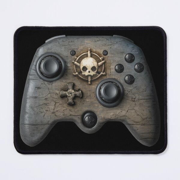Artikelvorschau, Jolly Roger Joystick, Piraten-Gamepad, Gamecontroller entworfen und verkauft von DeRosa3DDesigns.
