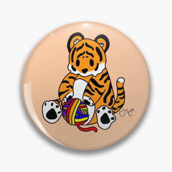 Item preview, Tigers and Yarn designed and sold by Tinycowmoo.
