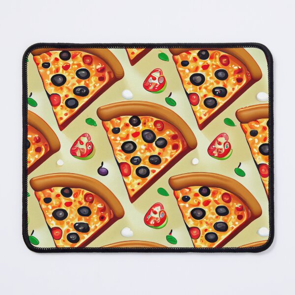 Item preview, Pizza Party - Cartoon Pizza Pattern designed and sold by UniqueDesignsC.