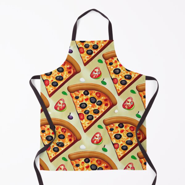 Item preview, Pizza Party - Cartoon Pizza Pattern designed and sold by UniqueDesignsC.