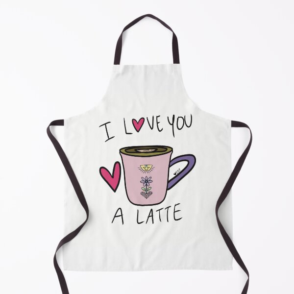 Item preview, I Love You A Latte, I Love You A Lot designed and sold by GroovyVibesArt.