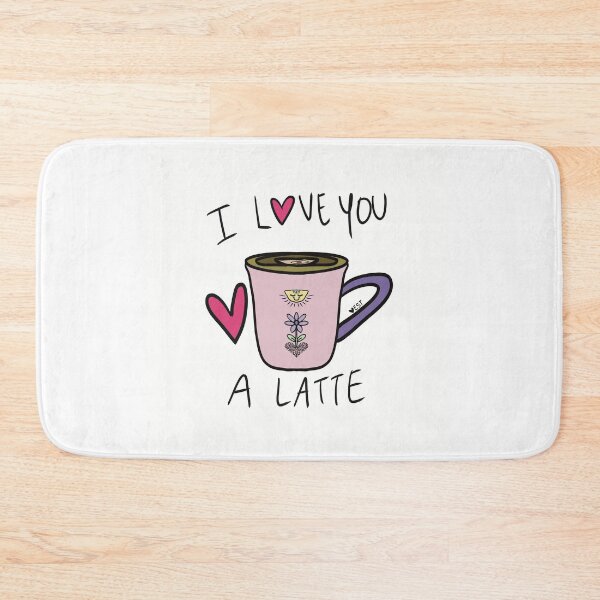 Item preview, I Love You A Latte, I Love You A Lot designed and sold by GroovyVibesArt.