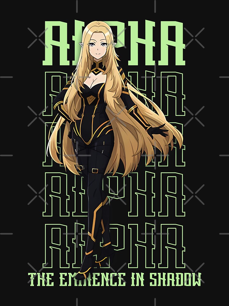 Alpha - Kage no Jitsuryokusha ni Naritakute Sticker for Sale by  EpicScorpShop