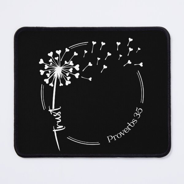 Item preview, Christian Dandelion design - trust - Proverbs 3:5 designed and sold by simplydesignart.