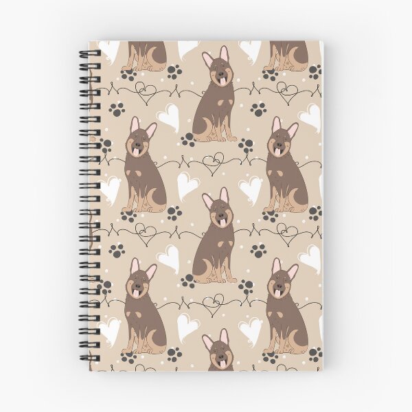 Item preview, LOVE Brown Tan German Shepherd  designed and sold by Lulupainting.