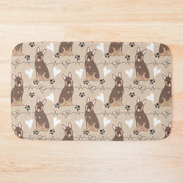 Item preview, LOVE Brown Tan German Shepherd  designed and sold by Lulupainting.