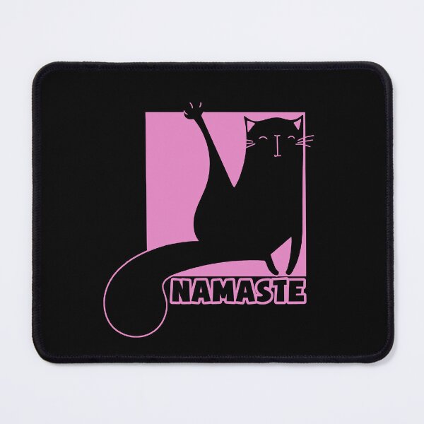 Item preview, namaste yoga cat designed and sold by ompongalfina.