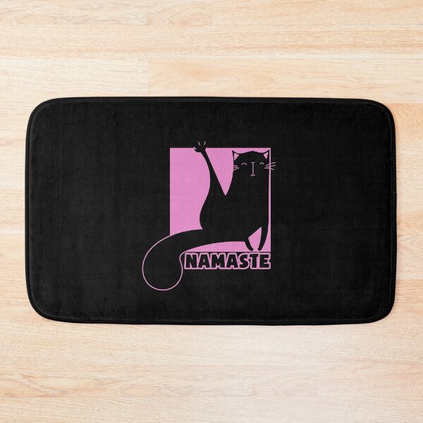 Item preview, namaste yoga cat  designed and sold by ompongalfina.