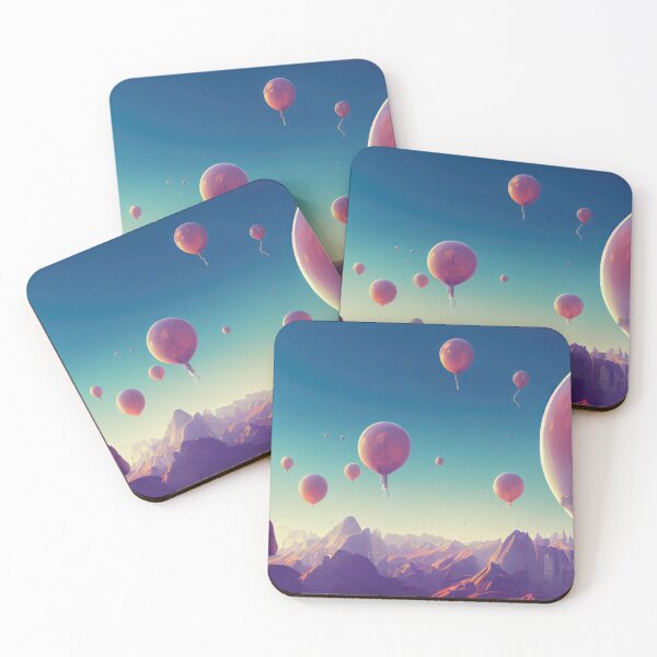 Item preview, Balloon Mountain Landscape with Little Boy designed and sold by bryanchvzz.