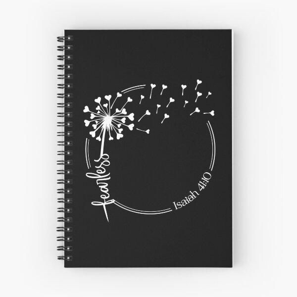 Item preview, Christian Dandelion design - fearless - Isaiah 41:10 designed and sold by simplydesignart.