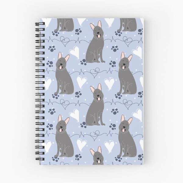 Item preview, LOVE Gray German Shepherd designed and sold by Lulupainting.