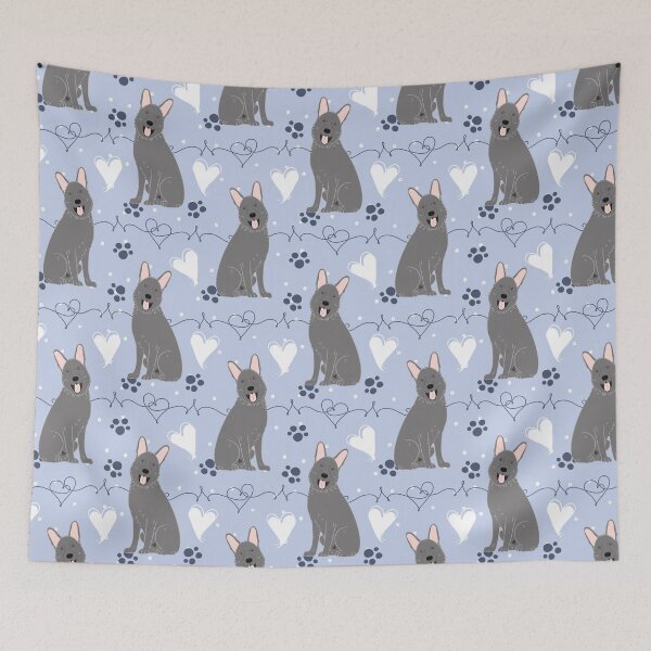 Item preview, LOVE Gray German Shepherd designed and sold by Lulupainting.
