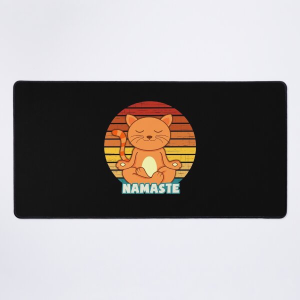 Aperçu de l'œuvre chat de yoga namaste créée et vendue par ompongalfina.