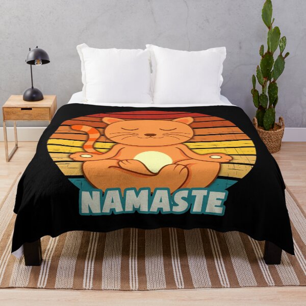Item preview, namaste yoga cat designed and sold by ompongalfina.