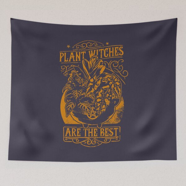 Item preview, Plant Witch | Orange Artwork | designed and sold by VintagePlantJoy.