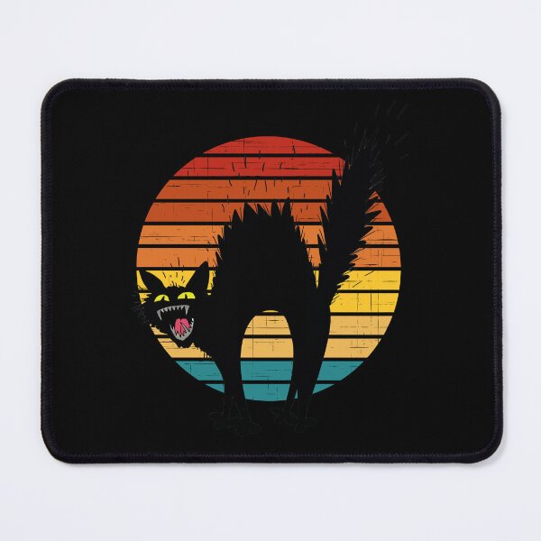 Item preview, retro scared cat  designed and sold by ompongalfina.