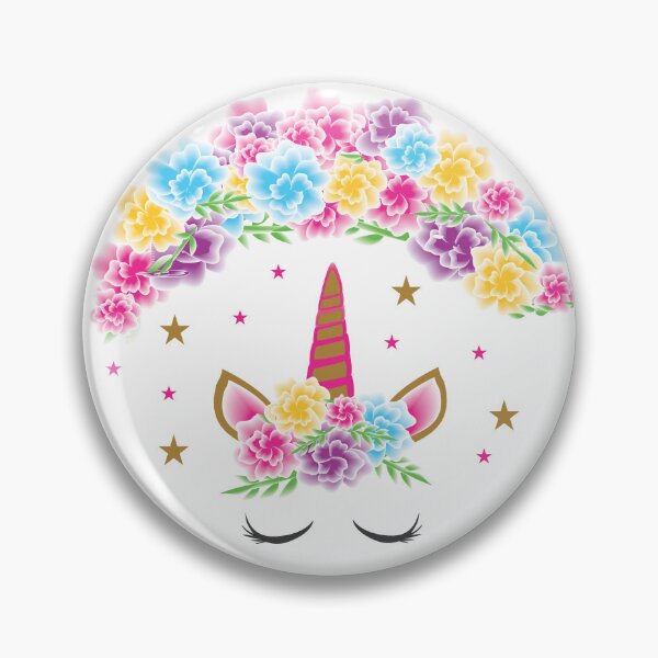 Artikelvorschau, Einhorn-Gesichts-Regenbogen-Blumen entworfen und verkauft von Jacqueleigh.