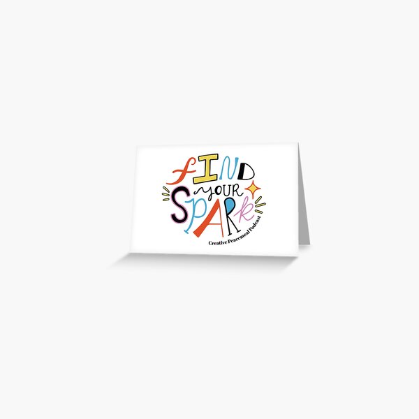Find your spark (colorful) Greeting Card