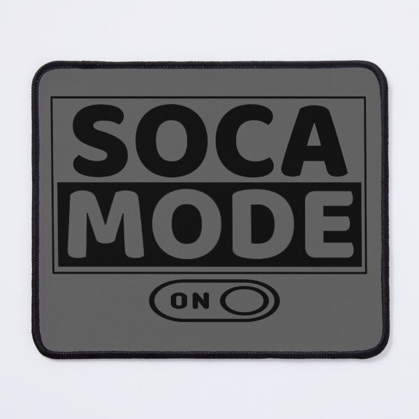 Item preview, Soca Mode On - Main Brand Design in Black and White - Soca Mode designed and sold by Soca-Mode.