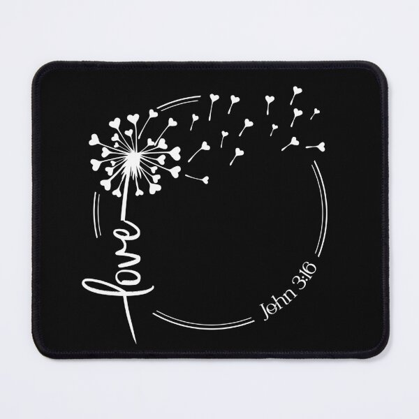 Item preview, Christian Dandelion design - love - John 3:16 designed and sold by simplydesignart.