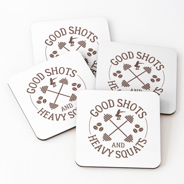 Item preview, Coffee Shots And Heavy Squats designed and sold by chetan786.