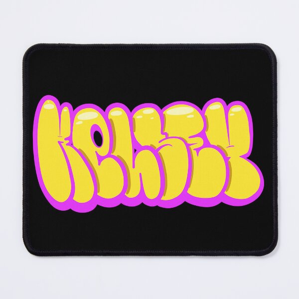 Item preview, Yellow Kelsey Name Tag designed and sold by ArtByNabes.