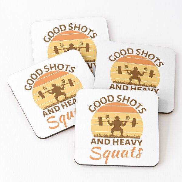 Item preview, Coffee Shots And Heavy Squats designed and sold by chetan786.