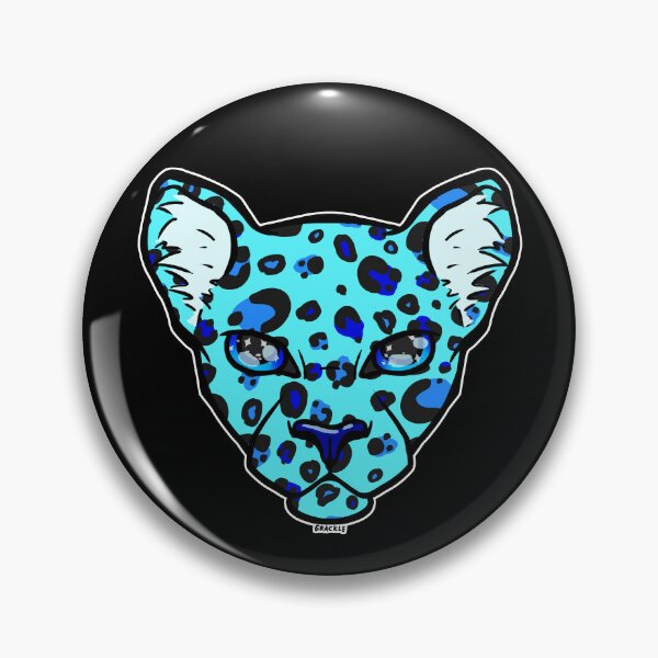 Item preview, Cool Blue Leopard Print designed and sold by JanGrackle.