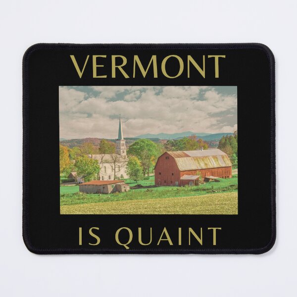 Item preview, Vermont Is Quaint Vintage Style Photography Design designed and sold by EarthArtDesigns.