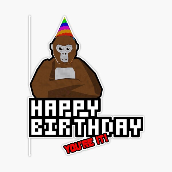 Gorilla Tag Happy Birthday Personalized Balloon Zazzle 53 OFF