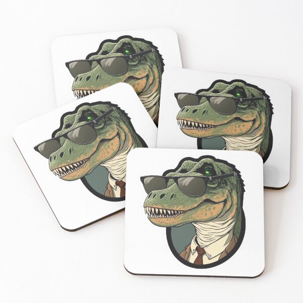 Item preview, Tyrannosaurus Rex with Sunglasses Sticker designed and sold by ChrisM63.