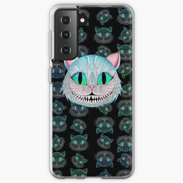 Cheshire Cat (Dark background) Samsung Galaxy Soft Case