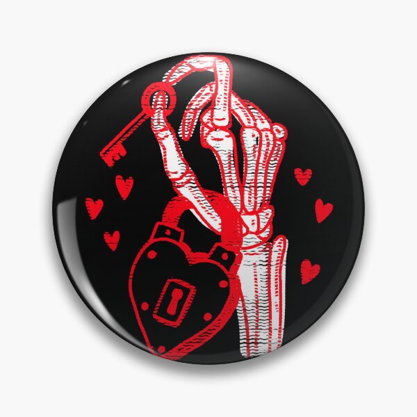 Item preview, SKELETON HAND AND THE HEART KEY designed and sold by kammouri.