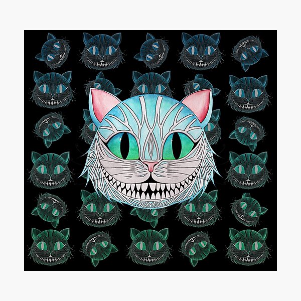 Cheshire Cat (Dark background) Photographic Print