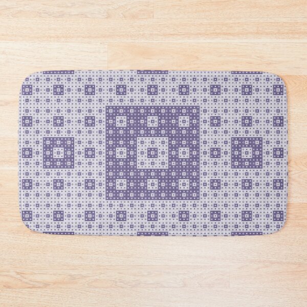 Item preview, sierpinski squares - white designed and sold by BrownWoodRobot.