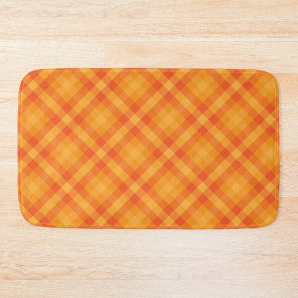 Item preview, Orange Plaid Pattern designed and sold by Donkey's Salad.